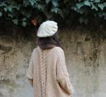 Maxi Cardigan peach color