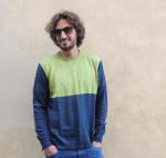 Maglia Colorful Uomo Blu