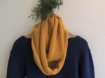 Scarf-Neck yellow color