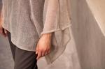 Wide Sleeve Woman Sweater art.Alisea Ekrù Color