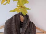 Round-neck Scarf Brown Color