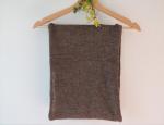 Round-neck Scarf Brown Color