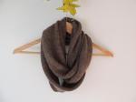 Round-neck Scarf Brown Color