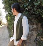 Gilet Uomo Verde 