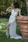 White Iris Dress