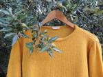 Sweater Art.Lucia ocra yellow color