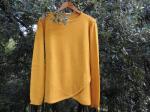 Sweater Art.Lucia ocra yellow color