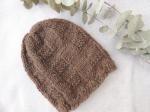 Handmade hat brown color